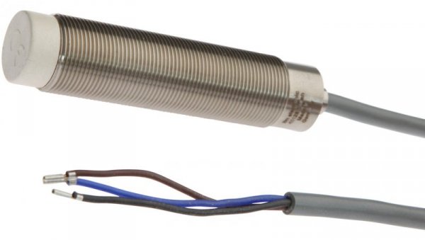 Czujnik indukcyjny M18x1 dł: 77mm niezabudowany Sn: 8mm 10-35V DC 180 stC PNP NO kabel 15m IP65 IN180153I