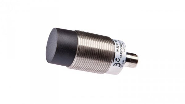 Czujnik indukcyjny M30x1,5 dł: 70mm niezabudowany Sn: 20mm PNP NO złącze M12 3-pinowe IP67 IN300123