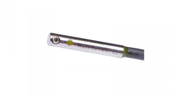 Czujnik magnetyczny cylinder fi3,6x20mm dł rowek okrągły 3,75mm 10-30V DC PNP NO złącze kablowe M12 4 pinowe 0,3m PUR IP67 MZR40