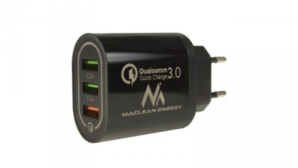 MCE479 B uniwersalna ładowarka USB Adapter do ładowania 3xUSB