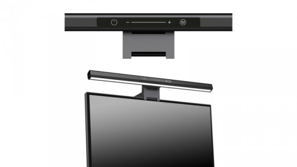 Lampka LED na monitor Maclean, moc 5W, 3 kolory świecenia, regulacja jasności, 5V USB Type-C, MCE620