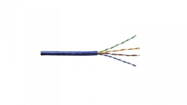 Kabel Emiter Net UTP (U/UTP) kat. 5e, linka 4 x 2x 24 AWG PCW, niebieski, K/EMITERNET-UTP5ELINKA. /305m/