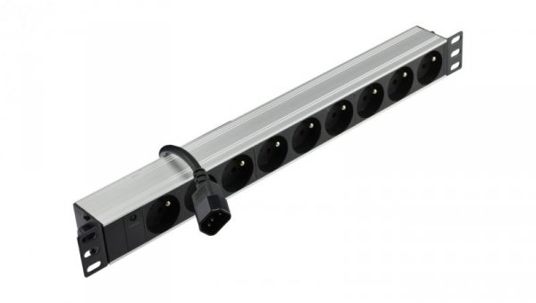 Listwa zasilająca RACK 19 cali 1U 9 gniazd z wtykiem C14 NEKU /1,8m/