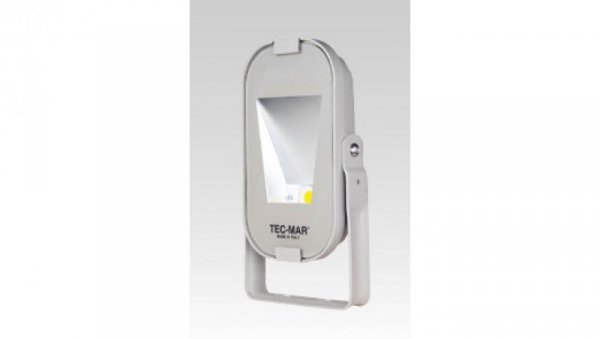 Naświetlacz LED LORDINO 40W 5111lm 130lm/W (zam.100W) 4000K RA80 MOD.AR (SILVER) IP66 7 lat gwarancji Made in EU