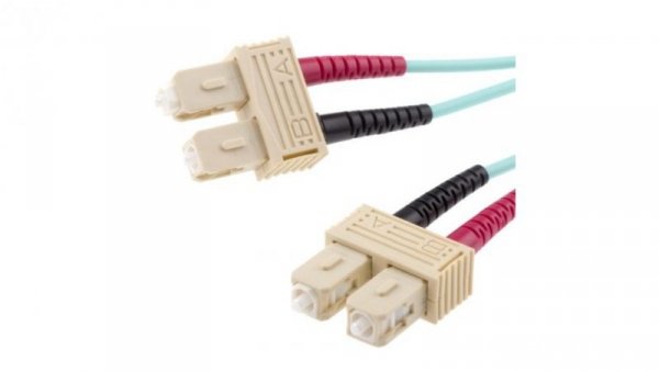Kabel światłowodowy, średnica: 900μm, OM3 Wielomodowy, Niebieski, SC/SC