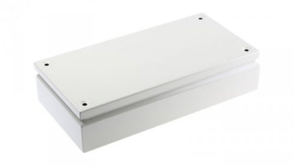 Puszka elektroinstalacyjna, 400 x 200 x 80mm, IP66, kolor RAL 7032, materiał Stal, RS PRO