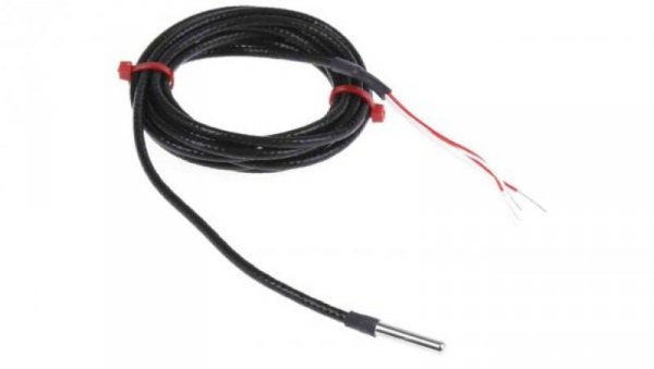 Termopara typ PT 100, -50C do +250C 25mm kabel 2m, Stal nierdzewna