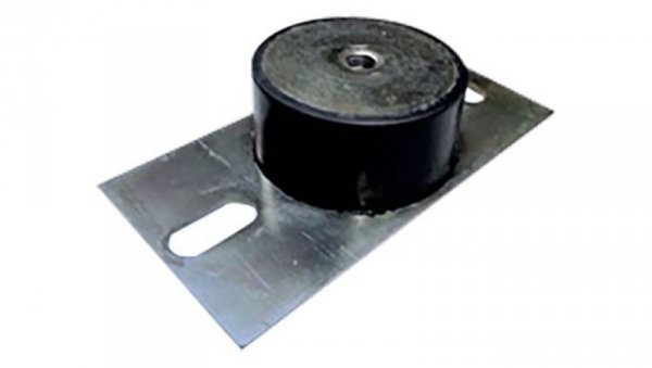 Mocowanie antywibracyjne, M12, Ø 165mm, H 39mm, 350, materiał: Guma naturalna 60 Shore A, RS PRO