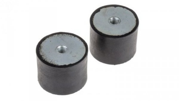 Mocowanie antywstrząsowe, M10, Ø 50mm, materiał: Guma naturalna 60Shore A, RS PRO