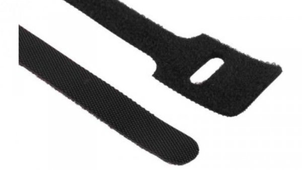 Opaska kablowa z rzepem Czarny, 225mm 25 mm RS PRO Opaska kablowa 179-7166 /10szt./