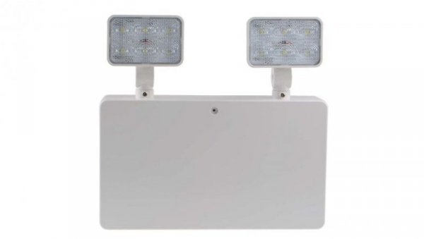 Oświetlenie awaryjne IP20 Podwójne punktowe 2 x 3,5 W LED