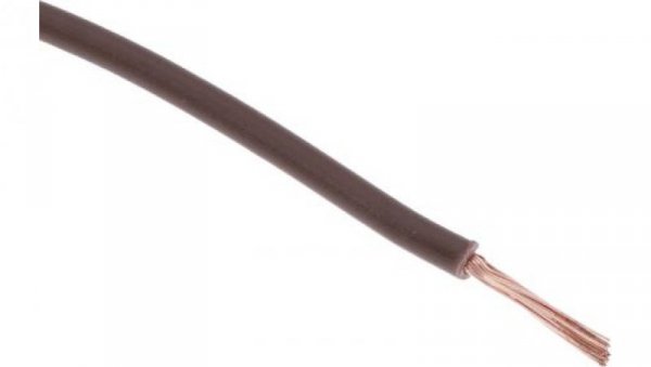 Kabel trzynormowy, dł. 100m 1 mm², 17 A, 1 kV DC, 600 V AC, Maks. +105C Brązowy Zgodność z trzema normami, RS PRO
