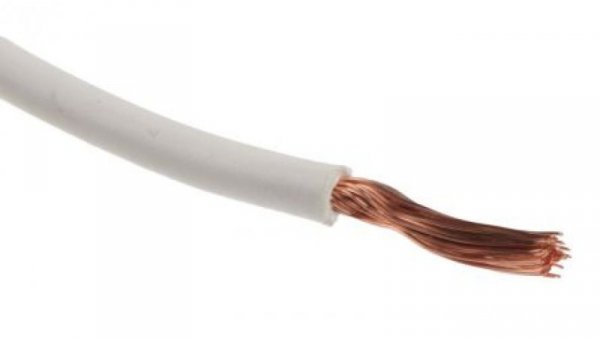 Kabel trzynormowy, dł. 100m 2,5 mm², 30 A, 1 kV DC, 600 V AC, Maks. +105C Biały Zgodność z trzema normami, RS PRO