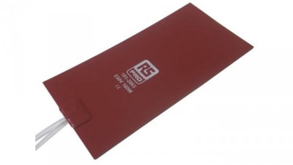 Silicone Heater Mat 160 W 230 V AC 4 x 8in
