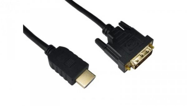 Zespół cyfrowych kabli wideo i monitorowych 7m Wtyk HDMI to Męskie DVI-D Czarny