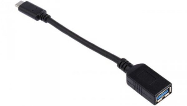 Przejściówka USB, dł. 150mm, kolor: Czarny