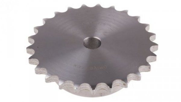 Koło łańcuchowe drabinkowe, 25 zębów, 08B-1, Pilot, śr otworu: 40mm, śr toczna: 101.33mm, Stal