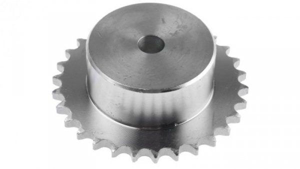 Koło łańcuchowe drabinkowe, 30 zębów, 06B-1, Pilot, śr otworu: 14mm, śr toczna: 91.12mm, Stal