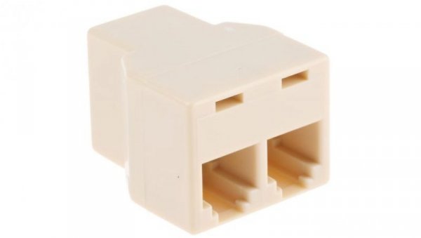 Adapter do złączy RJ, 2 portów RJ11