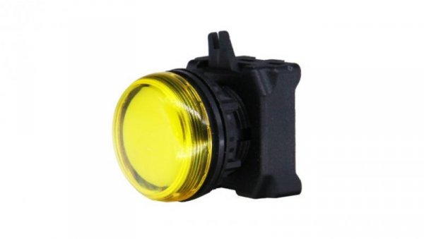 Światło kontrolne – reflektor, kolor: Żółty, otwór: 22.5mm, IP65, Montaż panelowy