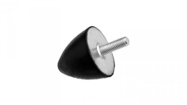 Mocowanie wkręcane, M8, Ø 30mm, materiał: Guma 70Shore A, RS PRO