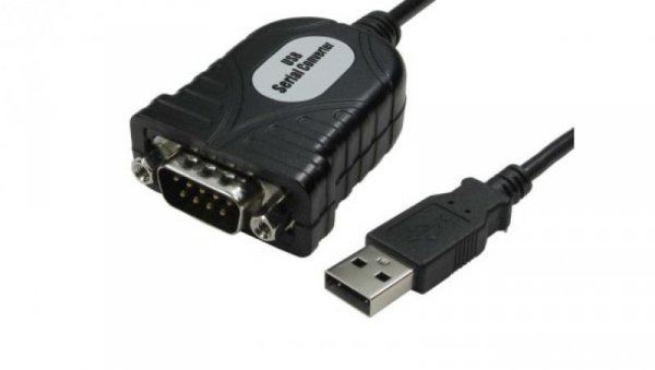 Kabel szeregowy, długość 45cm, złącze A: DB 9, złącze B: USB