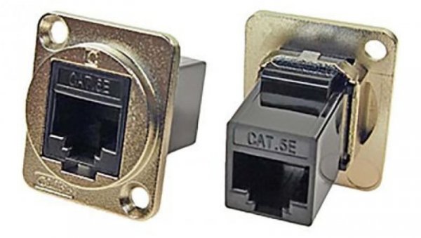 Złącze RJ45, Cat5e, 1 portów FTP, RJ45