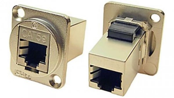 Złącze RJ45, Cat5e, 1 portów Ekranowane, RJ45