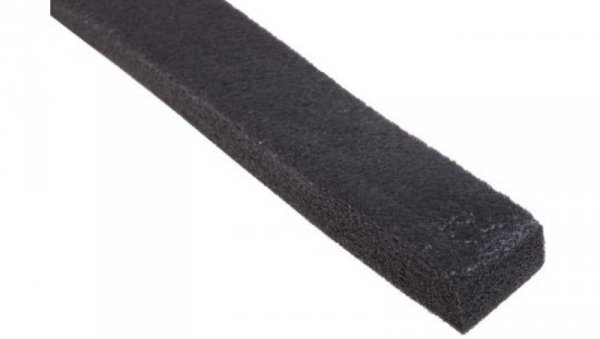 Taśma piankowa, 10m x 25mm x 10mm, kolor: Czarny, RS PRO