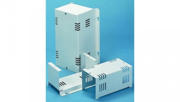 Obudowa urządzeń elektronicznych wentylowana, Stal walcowana na zimno, biała, 500 x 180 x 130mm, RS PRO