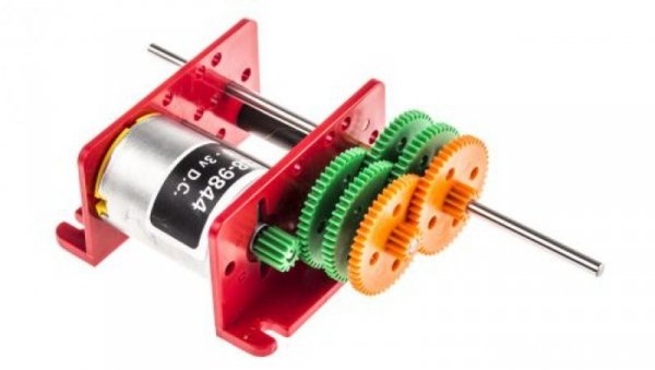 Motoreduktor DC, 850 mA, 1,6 W, 2 - 2300 obr/min., 20 gcm, RS PRO