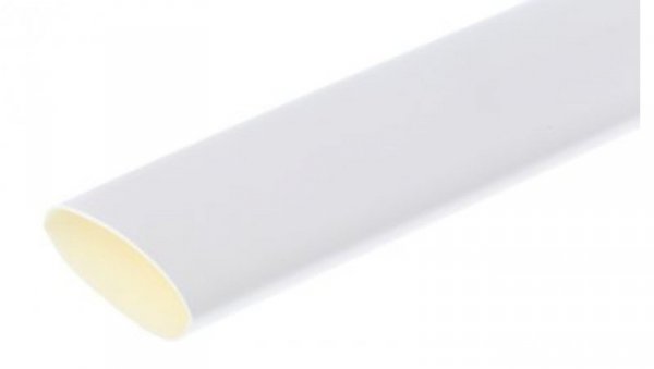 Osłona termokurczliwa z klejem Biały 3:1, średnica 19mm, dł. 1.2m, RS PRO