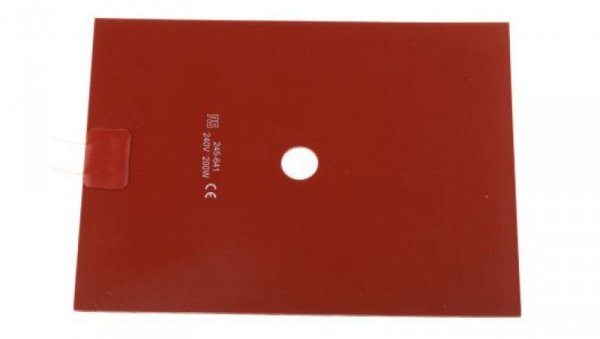 Silicone Heater Mat 200 W 240 V AC 150 x 200mm
