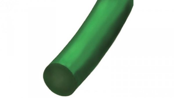 Zaokrąglony pas poliuretanowy, Zielony, śr.: 8mm, dł. 30m, obc.: 14kg