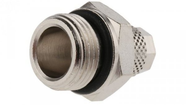Adapter gwintowany prosty gwint – rura, 15 barów