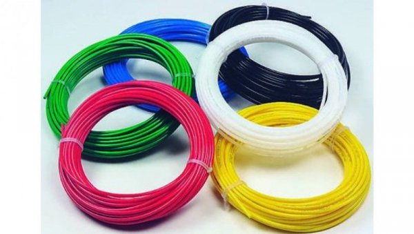 Przewód pneumatyczny, kolor: Żółty, dł. 30m, materiał: Nylonowe, RS PRO