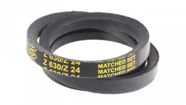 Pas napędowy, profil Z, materiał: PET, guma, 10mm x 6mm x 610mm, RS PRO