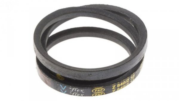 Pas napędowy, profil Z, materiał: PET, guma, 10mm x 6mm x 840mm, RS PRO