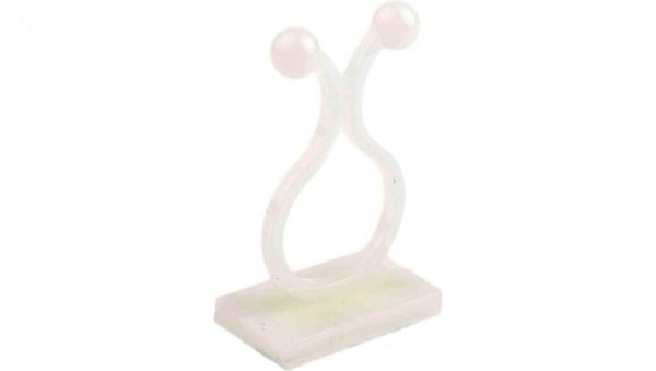 Spinka do kabli Spinka zaciskowa, 14.8mm, materiał: Nylon 66, Samoprzylepny, 35.2 x 22mm, RS PRO