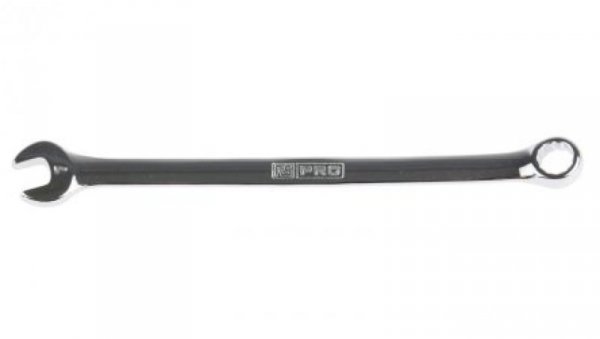 Klucz płasko-oczkowy, roz. 7 mm, dł. 129 mm, materiał: Stal chromowo-wanadowa, RS PRO