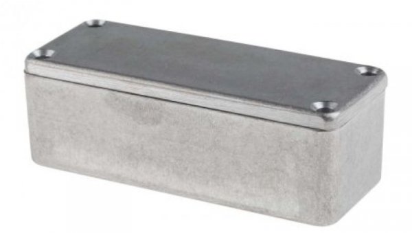 Obudowa ekranowana Srebrny IP66 Neopren, 89.1 x 35 x 30.3mm, RS PRO