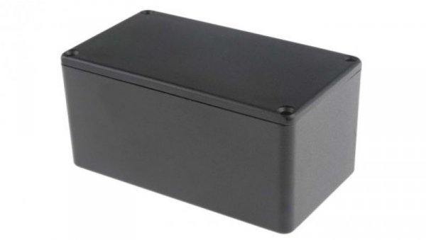 Obudowa ekranowana Czarny, 114.4 x 63.7 x 55.1mm, RS PRO