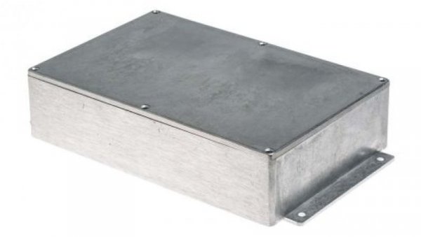 Obudowa ekranowana Srebrny z kołnierzem IP65 Neopren, 252 x 146.1 x 55.5mm, RS PRO