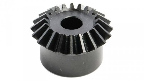 Przekładnia stożkowa, Stal, zęby: 20, Skośne, skok: 2.5mm, kąt: 20, otwór: 14mm