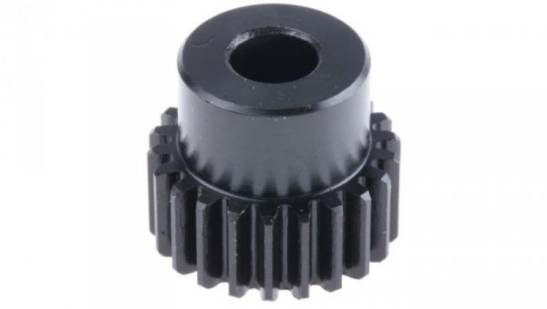 Koło zębate walcowe, moduł: 1, l.zębów: 22, śr. piasty: 18mm, śr. otworu: 8mm, Stal
