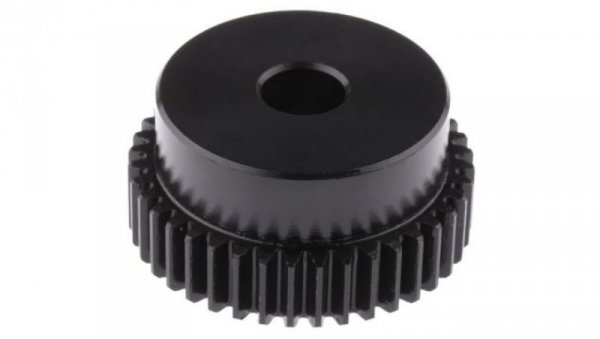 Koło zębate walcowe, moduł: 1, l.zębów: 40, śr. piasty: 35mm, śr. otworu: 10mm, Stal