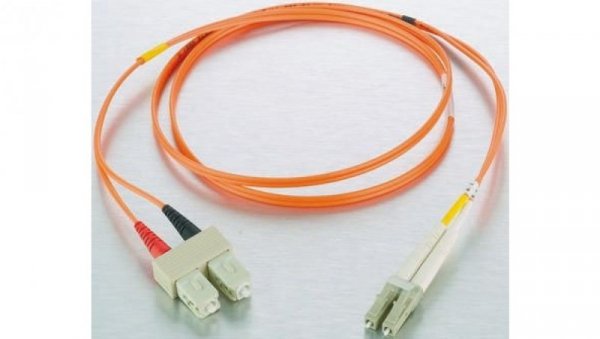 Kabel światłowodowy, średnica: 50/125μm, OM2 Wielomodowy, Pomarańczowy, LC/SC