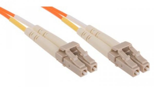 Kabel światłowodowy, średnica: 50/125μm, OM2 Wielomodowy, Pomarańczowy, LC / LC