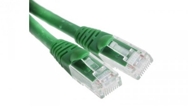 Kabel kat. 5e U/UTP Zielony 5m