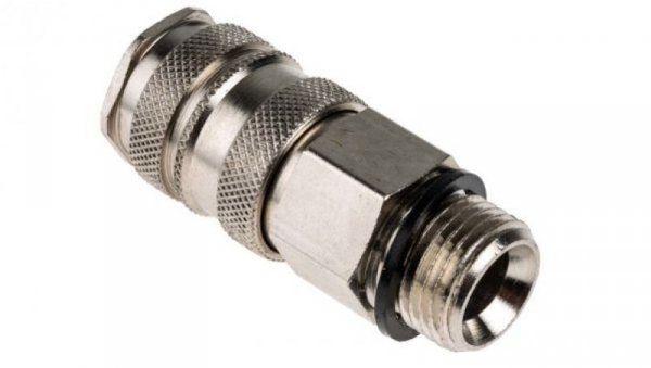 Szybkozłączka pneumatyczna, materiał Mosiądz, złącze G 1/2 męskie, RS PRO CEJN 410, Rectus 27, TST 410